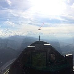 Flugwegposition um 14:15:02: Aufgenommen in der Nähe von Leoben, 8700 Leoben, Österreich in 2273 Meter